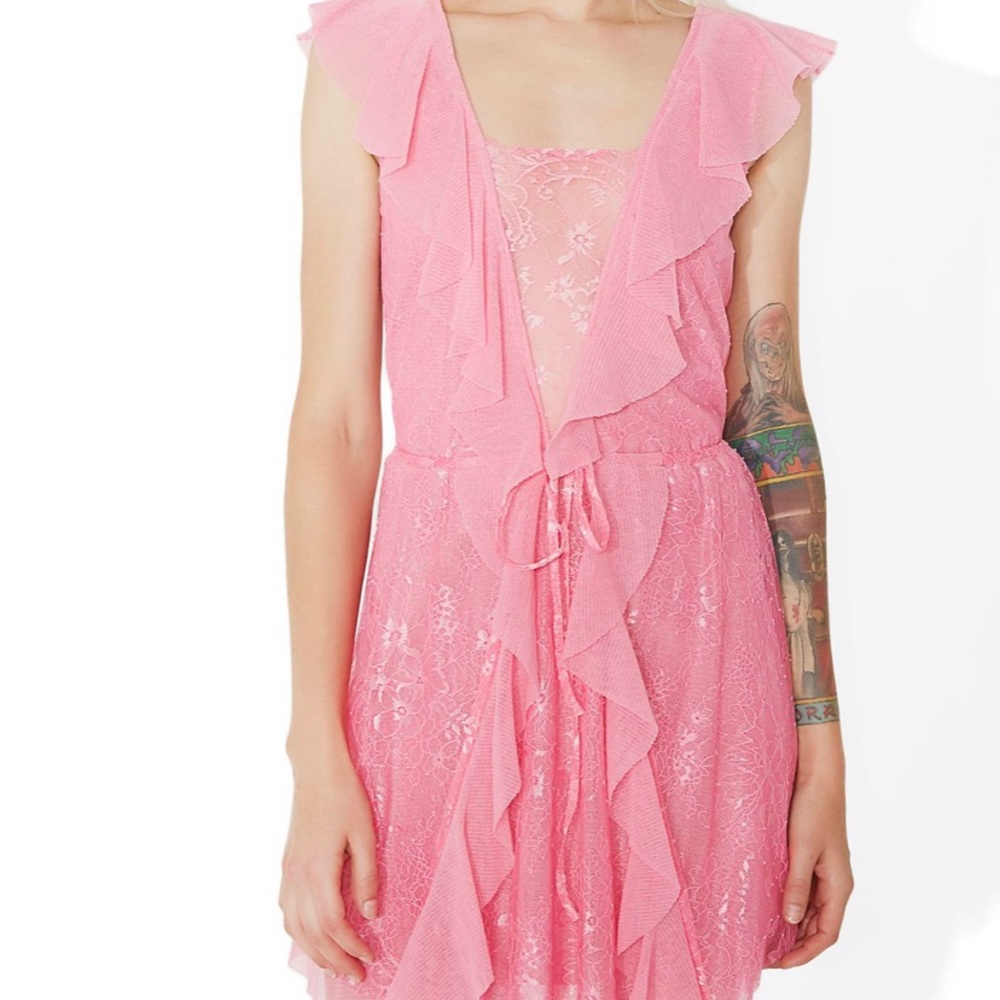 For love and lemon pink dress